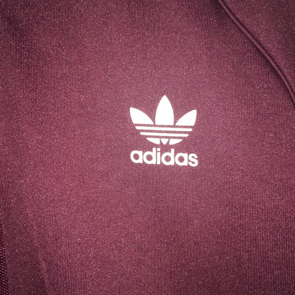 Adidas maroon sweater - Picture 4 of 6